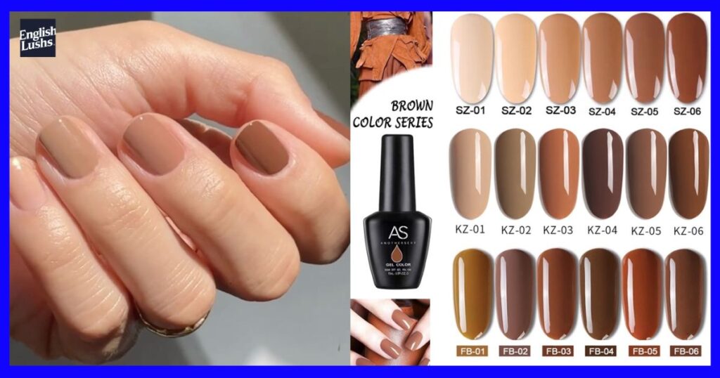 Types of Light Brown Nail Shades