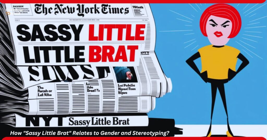 How "Sassy Little Brat" Relates to Gender and Stereotyping?